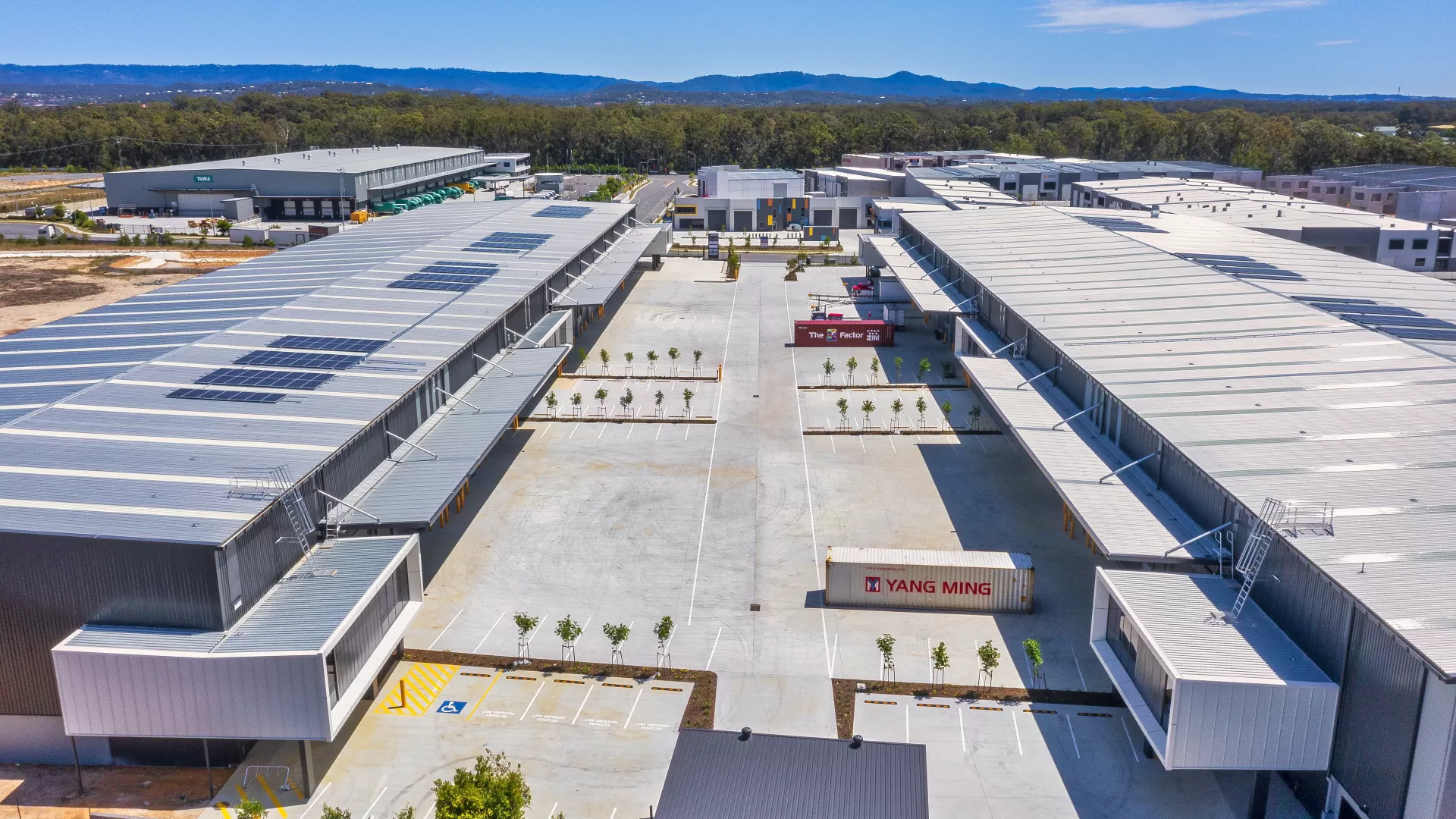 Logos Arundel Logistics Warehouse Aerial view